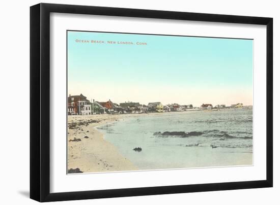 Ocean Beach, New London, Connecticut-null-Framed Art Print