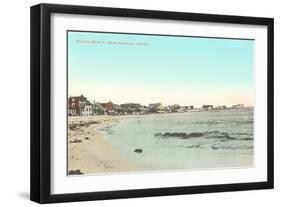 Ocean Beach, New London, Connecticut-null-Framed Art Print