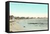 Ocean Beach, New London, Connecticut-null-Framed Stretched Canvas