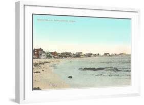 Ocean Beach, New London, Connecticut-null-Framed Art Print