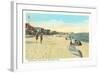 Ocean Beach, New London, Connecticut-null-Framed Art Print