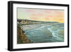 Ocean Beach, Pavilion, San Francisco, California-null-Framed Art Print