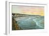 Ocean Beach, Pavilion, San Francisco, California-null-Framed Art Print