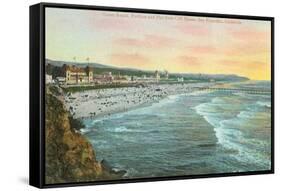 Ocean Beach, Pavilion, San Francisco, California-null-Framed Stretched Canvas
