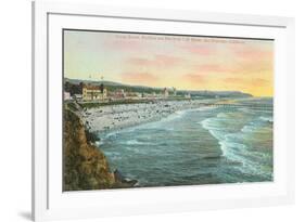 Ocean Beach, Pavilion, San Francisco, California-null-Framed Art Print