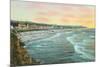 Ocean Beach, Pavilion, San Francisco, California-null-Mounted Premium Giclee Print