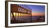 Ocean Beach Pier at Twilight, San Diego, Southern California, USA-Stuart Westmorland-Framed Photographic Print