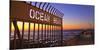 Ocean Beach Pier at Twilight, San Diego, Southern California, USA-Stuart Westmorland-Mounted Photographic Print