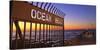 Ocean Beach Pier at Twilight, San Diego, Southern California, USA-Stuart Westmorland-Stretched Canvas