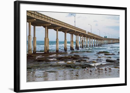 Ocean Beach Pier I-Lee Peterson-Framed Photographic Print