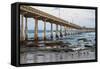 Ocean Beach Pier I-Lee Peterson-Framed Stretched Canvas