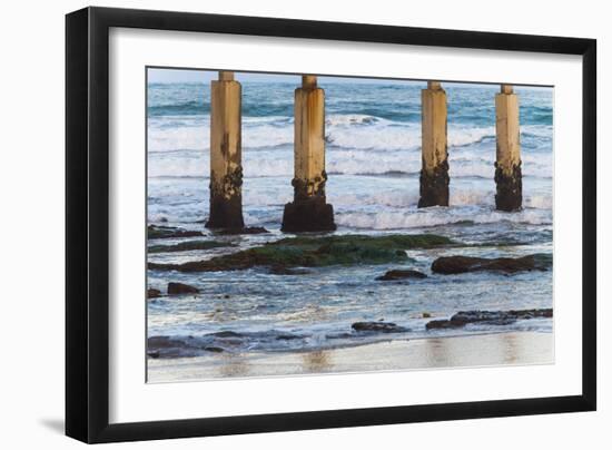 Ocean Beach Pier II-Lee Peterson-Framed Photo