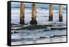 Ocean Beach Pier II-Lee Peterson-Framed Stretched Canvas