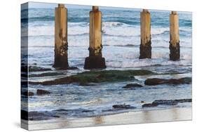 Ocean Beach Pier II-Lee Peterson-Stretched Canvas