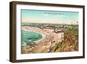 Ocean Beach, San Diego, California-null-Framed Art Print