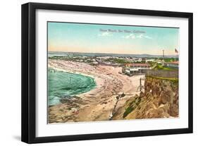 Ocean Beach, San Diego, California-null-Framed Art Print