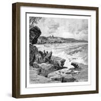 Ocean Beach, Sydney, New South Wales, Australia, 1886-Frederic B Schell-Framed Giclee Print