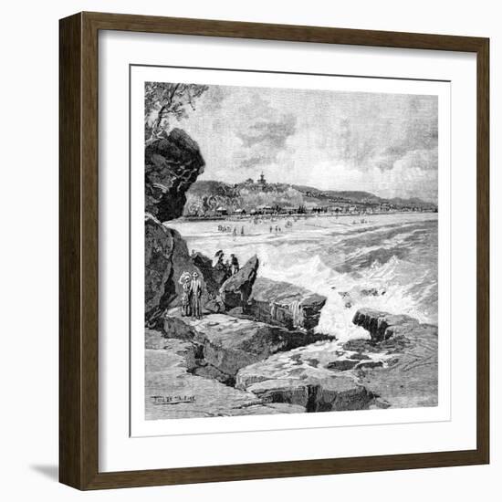 Ocean Beach, Sydney, New South Wales, Australia, 1886-Frederic B Schell-Framed Giclee Print