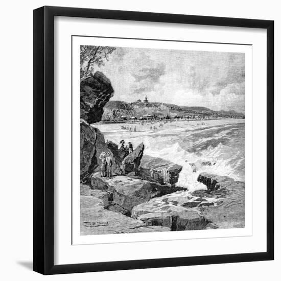 Ocean Beach, Sydney, New South Wales, Australia, 1886-Frederic B Schell-Framed Giclee Print