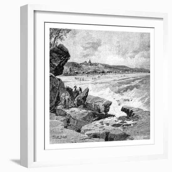 Ocean Beach, Sydney, New South Wales, Australia, 1886-Frederic B Schell-Framed Giclee Print