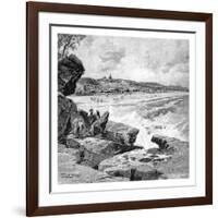 Ocean Beach, Sydney, New South Wales, Australia, 1886-Frederic B Schell-Framed Giclee Print