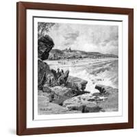 Ocean Beach, Sydney, New South Wales, Australia, 1886-Frederic B Schell-Framed Giclee Print