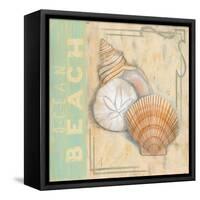 Ocean Beach-Pamela Desgrosellier-Framed Stretched Canvas