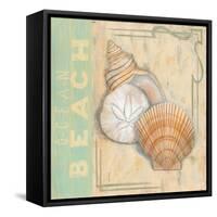 Ocean Beach-Pamela Desgrosellier-Framed Stretched Canvas