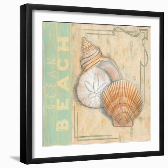 Ocean Beach-Pamela Desgrosellier-Framed Art Print