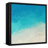Ocean Blue Sea II-Dan Meneely-Framed Stretched Canvas