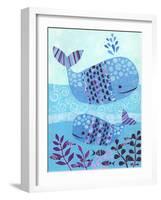 Ocean Blue-Kim Conway-Framed Art Print