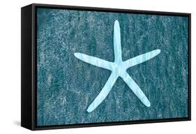 Ocean Blue-Jairo Rodriguez-Framed Stretched Canvas