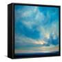 Ocean Blues-Joanne Parent-Framed Stretched Canvas