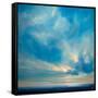 Ocean Blues-Joanne Parent-Framed Stretched Canvas