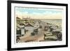 Ocean Boulevard, Tent City, Coronado, San Diego, California-null-Framed Art Print