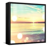 Ocean Breeze II-Acosta-Framed Stretched Canvas