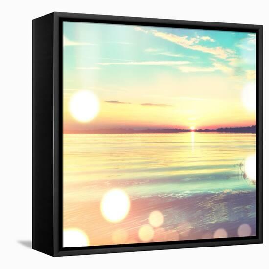 Ocean Breeze II-Acosta-Framed Stretched Canvas