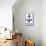 Ocean City, New Jersey - Blue and White Anchor-Lantern Press-Art Print displayed on a wall