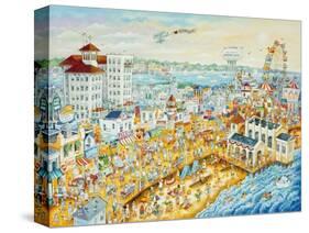 Ocean City Summer-Bill Bell-Stretched Canvas