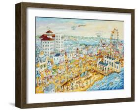 Ocean City Summer-Bill Bell-Framed Giclee Print