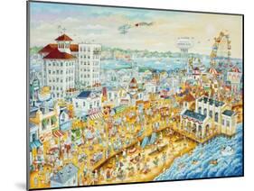 Ocean City Summer-Bill Bell-Mounted Giclee Print