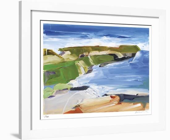 Ocean Cliffs-Barbara Rainforth-Framed Giclee Print