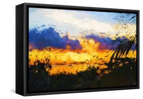 Ocean Color - In the Style of Oil Painting-Philippe Hugonnard-Framed Stretched Canvas