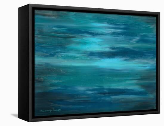 Ocean Colors I-Gwendolyn Babbitt-Framed Stretched Canvas