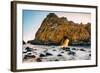 Ocean Door and Golden Light, Big Sur California Coast-Vincent James-Framed Photographic Print