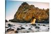 Ocean Door and Golden Light, Big Sur California Coast-Vincent James-Stretched Canvas