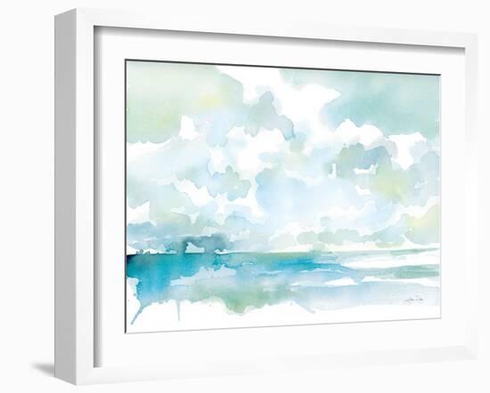 Ocean Dreaming Pale Blue-Katrina Pete-Framed Art Print