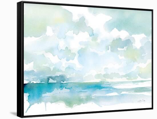 Ocean Dreaming Pale Blue-Katrina Pete-Framed Stretched Canvas