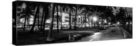 Ocean Drive by Night - Miami-Philippe Hugonnard-Stretched Canvas