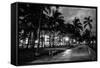 Ocean Drive by Night - Miami-Philippe Hugonnard-Framed Stretched Canvas